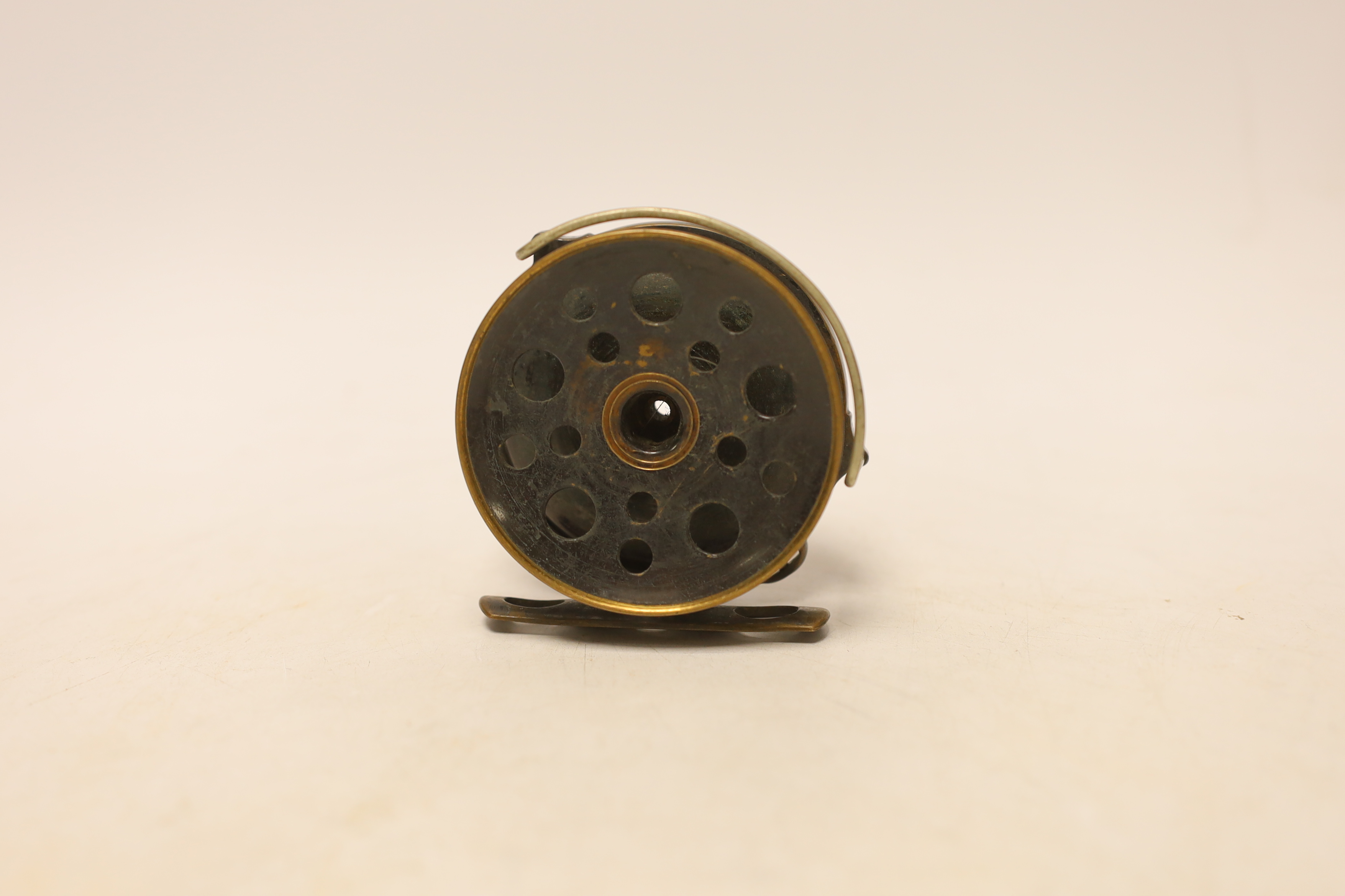 A Hardy fishing reel, with ivory handle CITES Submission reference V648Q3QM